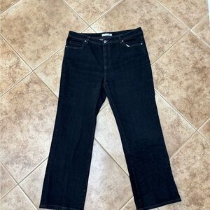 Men’s black Bootcut jeans